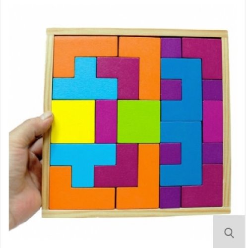 킨1 대형 패턴플레이 40P 3D입체퍼즐 학교 대형블록