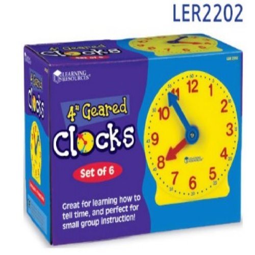 2202 모형시계 6종 학생용시계 시계모형 6개세트 학교