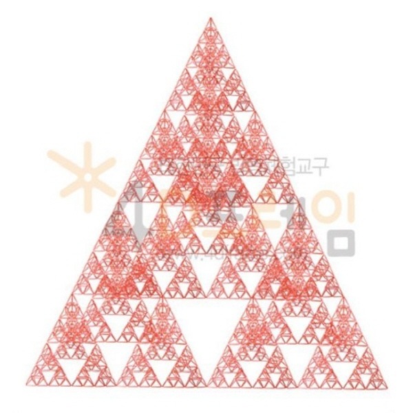 ai04 포디프레임 시에르핀스키 피라미드 정삼각 5단계