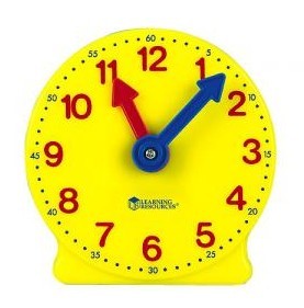 [EDU 2202] 모형시계 (소형) 2202 모형시계 학생용 시계모형 수업용시계 시계수업 어린이시계