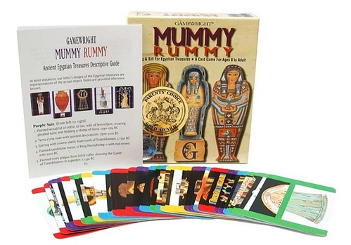 [GW0201] 이집트 보물찾기 Mummy Rummy 옛날 이집트의 보물을 찾는 카드게임 8세 이상
