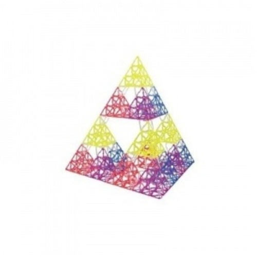 ai01 수학사랑 지오픽스 시어핀스키 피라미드 (대형) 학교용 시에르핀스키만들기