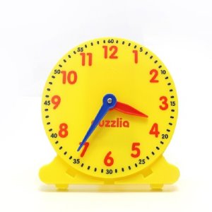 퍼즐리아 12시간 시계모형 학생용시계 시침 분침 모형시계 수업용시계 고급형