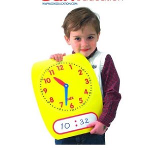 e1 썼다지우는 교사용 대형시계 교사용모형시계수업용