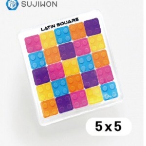 수학6 라틴방진 5 x 5스마트톡 (6인용) 라틴방진만들기 스마트톡만들기 체험교구 학교용 라틴방진 5X5