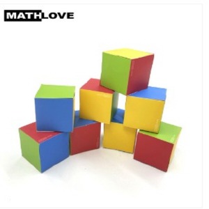 수학6 4색 두뇌퍼즐 (2 2 2) (5인용) 4색두뇌퍼즐 전개도 퍼즐 두뇌퍼즐세트 학교용