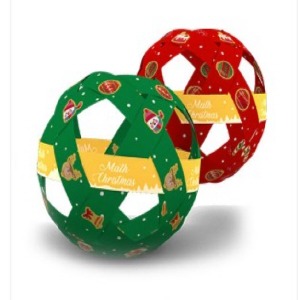 수학6  크리스마스 에디션 세팍타크로 공 (10인용) 세팍타크로공만들기 체험교구 세팍타크로마들기