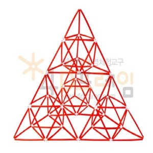 포디프레임 시에르핀스키 피라미드 (정삼각 2단계)