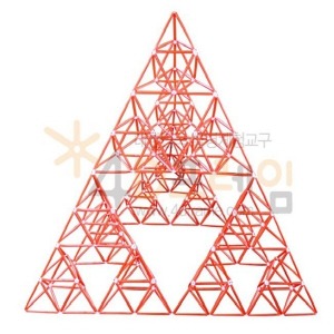 ai04 포디프레임 시에르핀스키 피라미드 정삼각 3단계