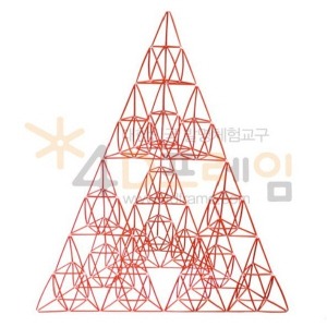 ai04 포디프레임 시에르핀스키 피라미드 (이등변 3단계)