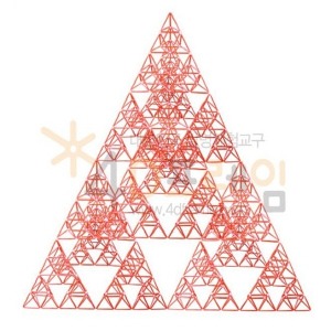 ai04 포디프레임 시에르핀스키 피라미드 정삼각 4단계