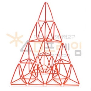 ai04 포디프레임 시에르핀스키 피라미드 (이등변 2단계)