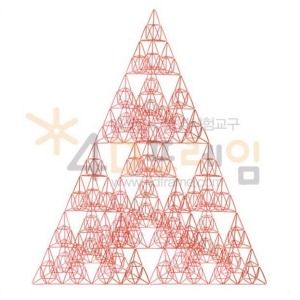 ai04 포디프레임 시에르핀스키 피라미드 이등변 4단계