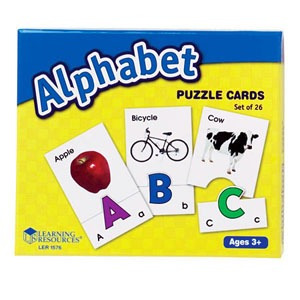[EDU 1576] 알파벳 퍼즐 카드 / Alphabet Puzzle Cards