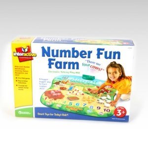 [러닝리소스] 동물 농장 숫자 놀이 판_Number Fun Farm Preschool Mat, edu6917