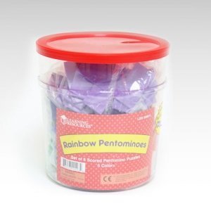 [러닝리소스]펜토미노_Rainbow™ Premier Pentominoes , edu0286-6