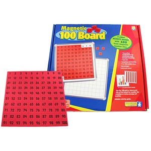 [EDI 4802] 자석 수배열판 &amp; 자석 수타일 / Magnetic 100 Board＆Tiles
