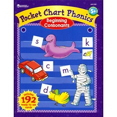 [EDU 2187] 영어 포켓차트 북 Pocket Chart Phonics Book － 초급 자음 카드집 Beginning consonants 