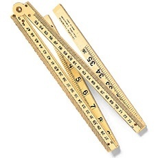 [EDUC 7201-1] 접기 1미터 자 Tooling Meter Stick (1개) 접는 자를 이용한 길이재기 6세 이상 11세 이하