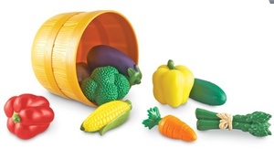 [EDU 9721] 뉴 스프라우츠) 야채 바구니 야채모형세트 야채모형 모형야채 야채모형교구 야채모형바구니세트
