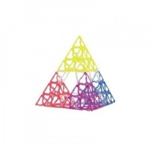 ai01 수학사랑 지오픽스 시어핀스키 피라미드 (소형) 시에르핀스키만들기