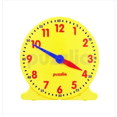 퍼즐리아 12시간 대형모형시계 30cm 받침대포함 2094 대형시계 빅타임 학교용시계 수업용시계 시계모형