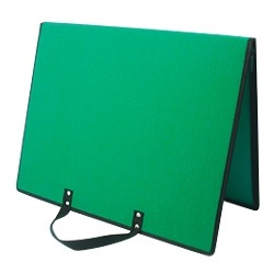 [청양토이] 삼각자료판(지퍼) [초록] 융판 게시판 환경구미기 환경판 알림판 환경미화