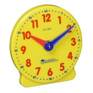 ai09 러닝리소스 EDU 2095 중형 시계 시계모형 모형시계 학교용 시간수업 중형시계 정품