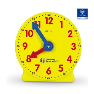 ab01 러닝리소스 LER 2202-1 소형시계 (4인치 1개) 시간학습 학생용시계 고급형시계 모형시계