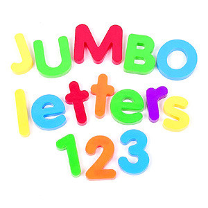 [EDU 1455] 점보 자석문자 3종세트 / Jumbo Magnetic Letters &amp; Numbers Combo Set