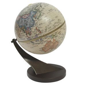 [지구본] (한글) 15cm 자유회전 지구본 - 안틱