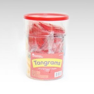 [러닝리소스] 탱그램_Class pack Tangrams, Set of 30, 6 colors ,edu0416