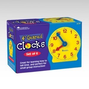 [러닝리소스]4인치 미니 시계_Gear Clock, 4 inch , edu2202