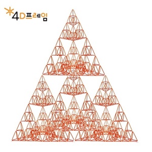 [포디프레임] 시에르핀스키삼각형 (이등변 4단계)  